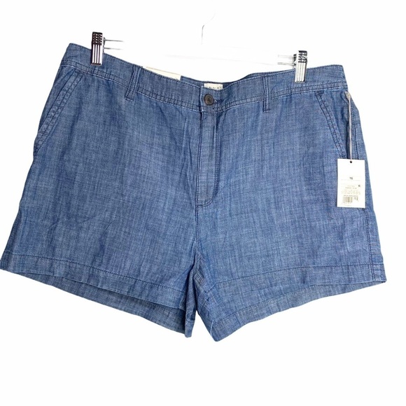 NWT Chambray Chino Shorts - Picture 5 of 13